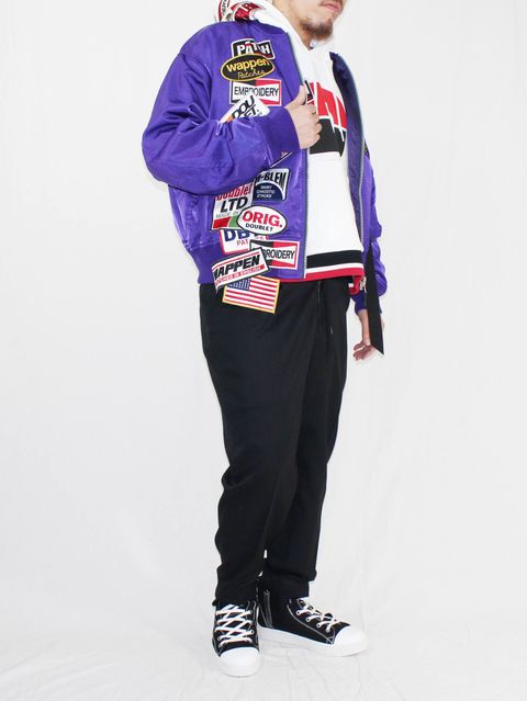 DOUBLET 18SS CHAOS PATCHES BLOUSON STYLE