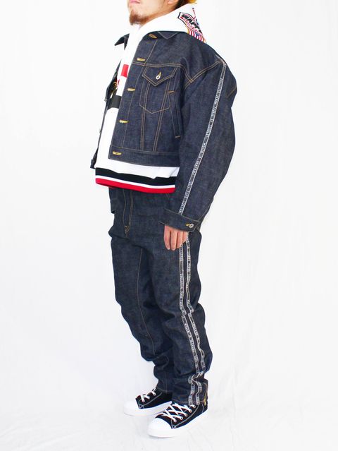 DOUBLET 18SS SELVAGE LINE DINIM STYLE - A