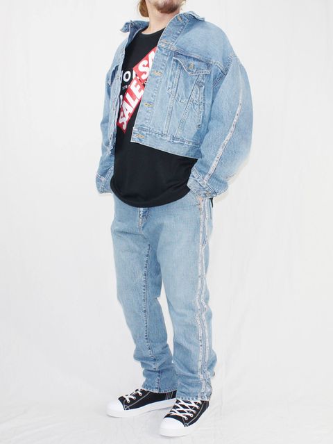 DOUBLET 18SS SELVAGE LINE DINIM STYLE - B