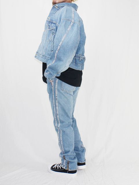 DOUBLET 18SS SELVAGE LINE DINIM STYLE - B