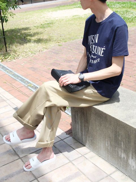 MAISON KITSUNÉ × CLANE - リラックス感のあるサマースタイル