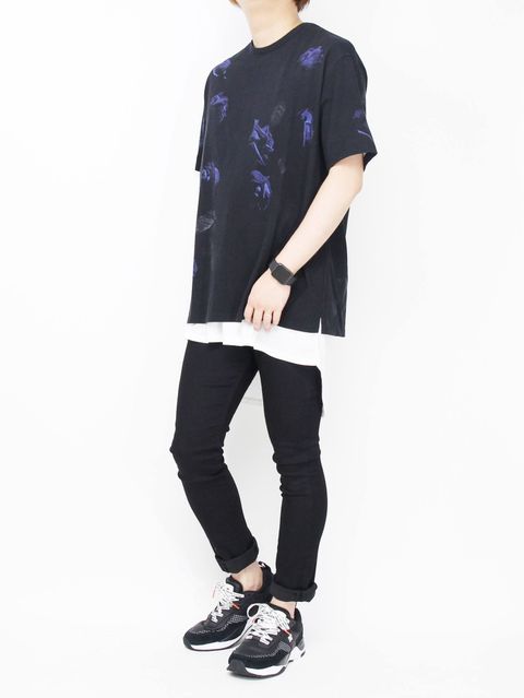 LAD MUSICIAN 18-19AW - 新作ローズプリントTシャツスタイル