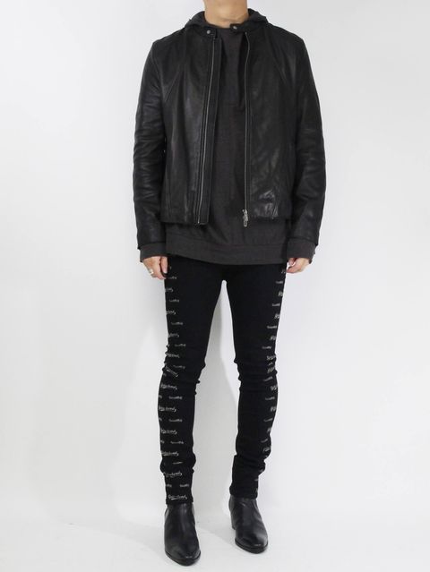 DOMENICO+SAVIO 18-19AW - ミニマルなレザーコーディネート
