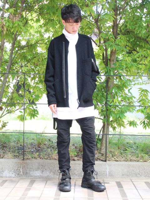 The Viridi-anne 18-19AW ”上質なニットブルゾンをメインしたモードなコーディネート”