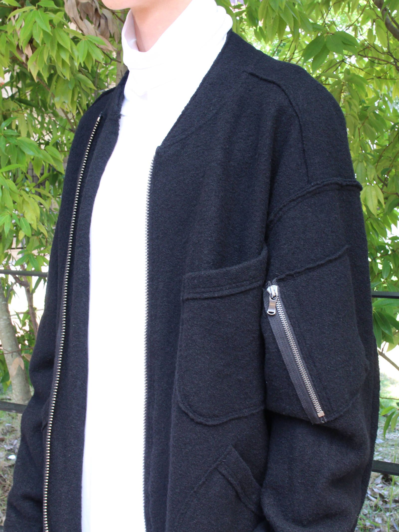 The Viridi-anne 18-19AW ”上質なニットブルゾンをメインしたモードなコーディネート”
