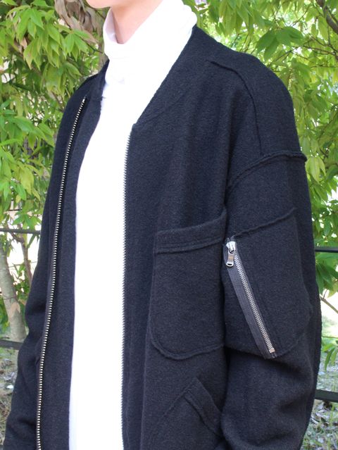 The Viridi-anne 18-19AW ”上質なニットブルゾンをメインしたモードなコーディネート”