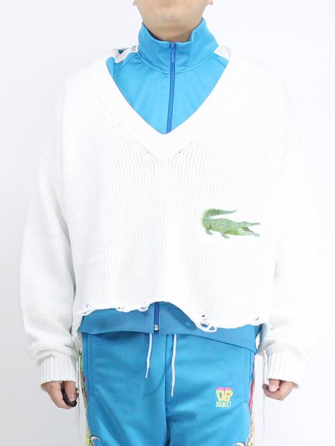 DOUBLET 19SS - ジャージ×ニット 新作スタイル