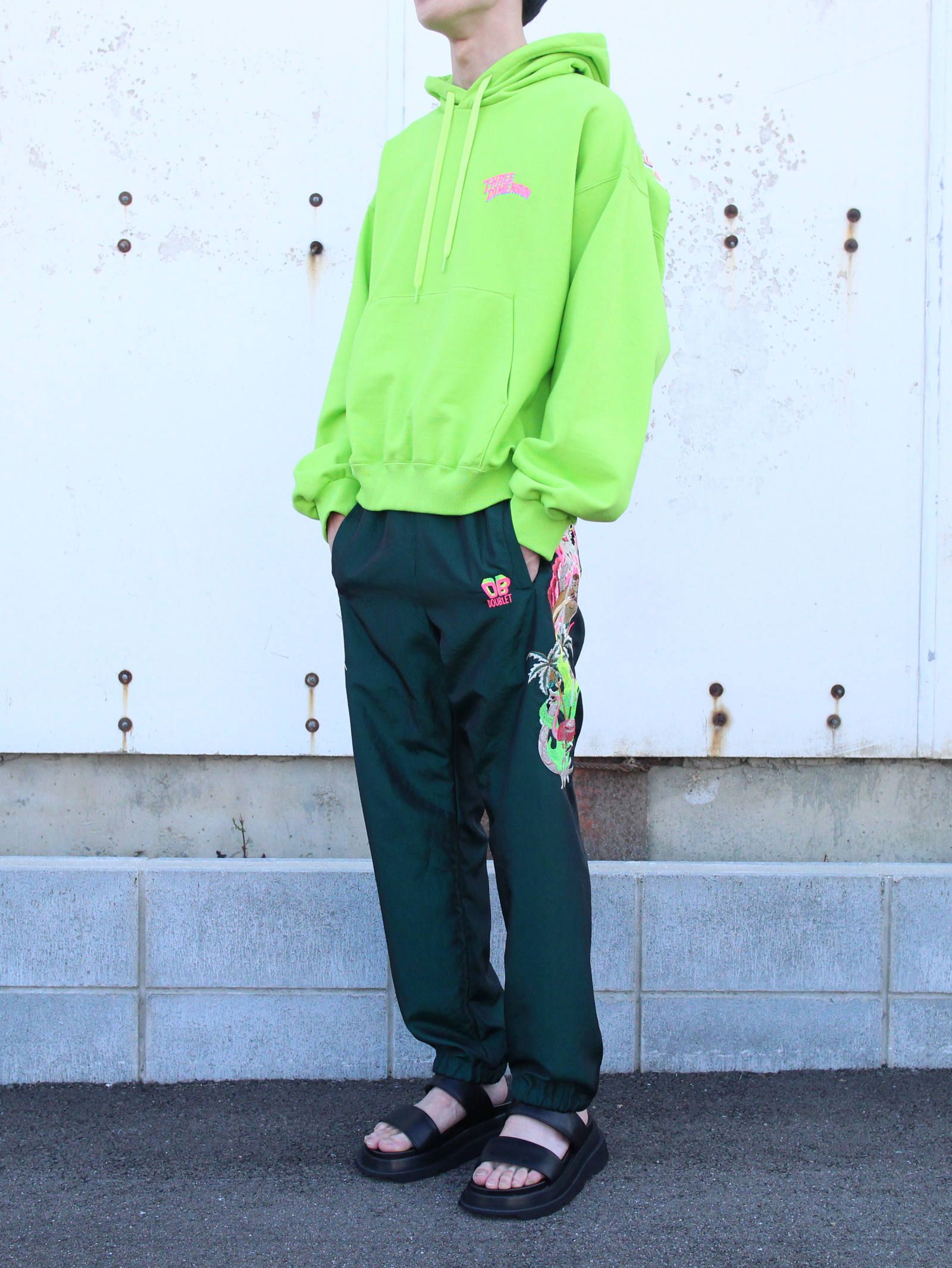 doublet - カオス刺繍フードパーカー - CHAOS EMBROIDERY HOODIE