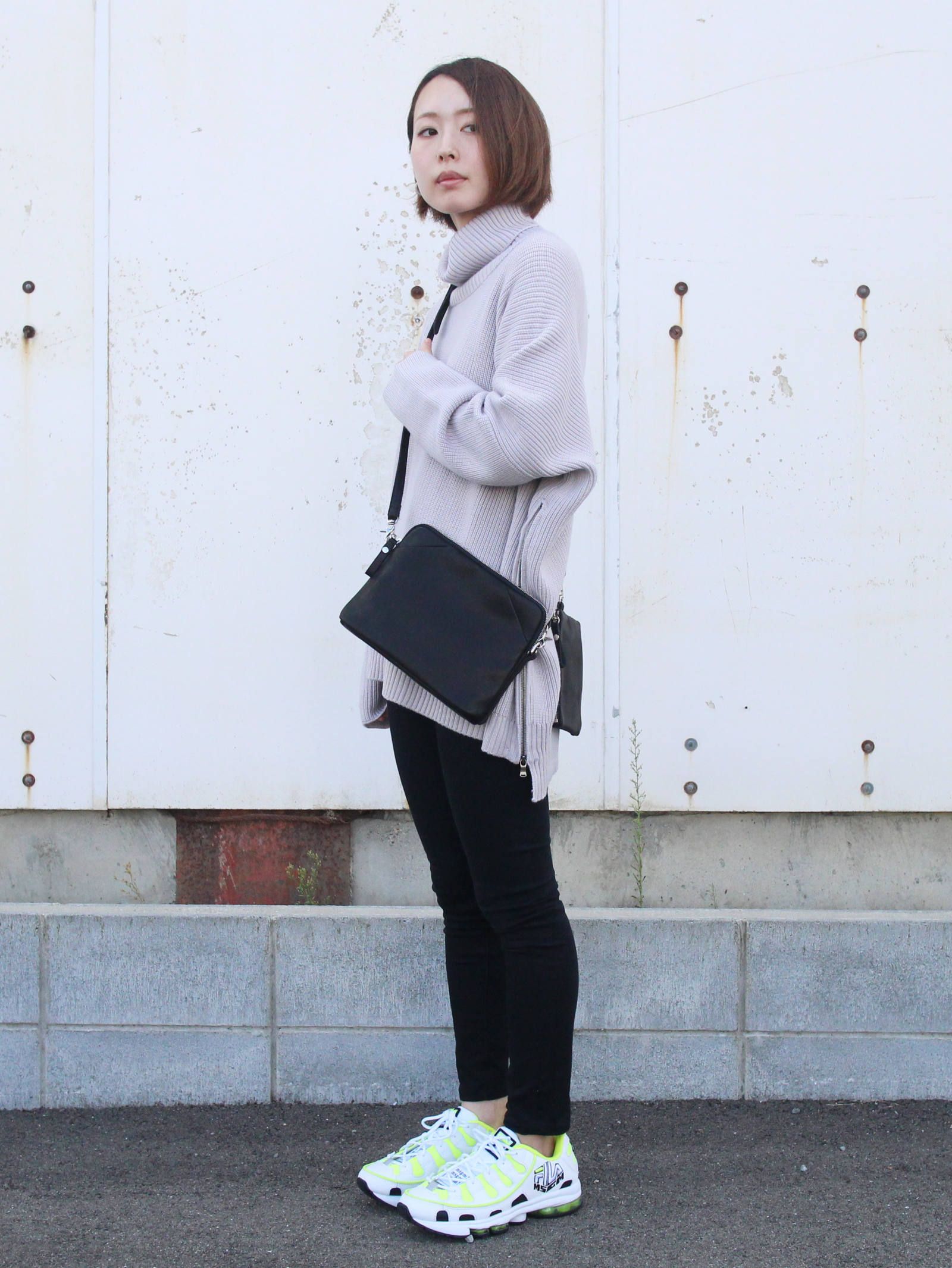 スウィッチショルダーバッグ - Switch shoulder - Black