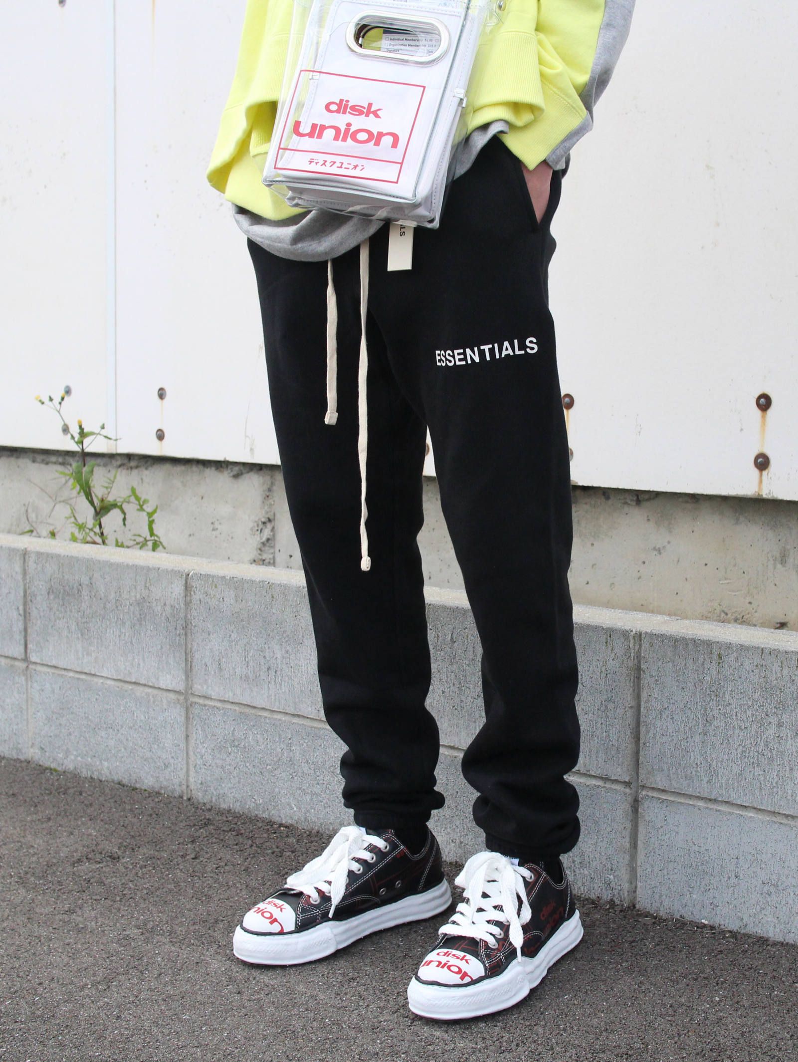 FOG Essentials Sweatpants M BLACK ジャスティン-