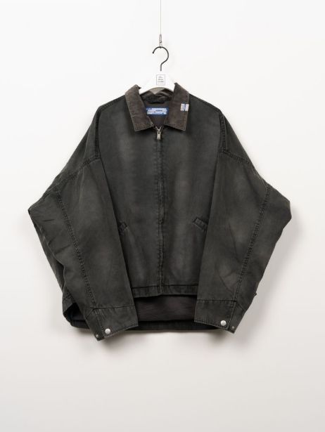ヘリンボーン ブルゾン - CO HERRINGBONE BLOUSON (BLACK)