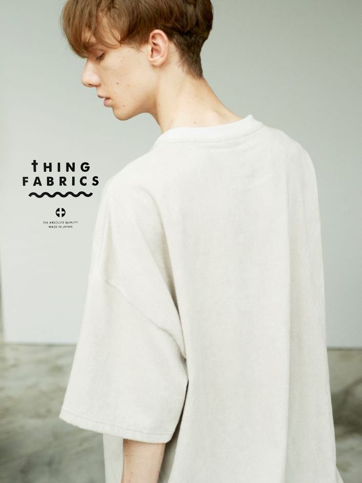 ルーズTシャツ - 1ミリパイル TF Lose T-Shirt (1mm Pile) - beige