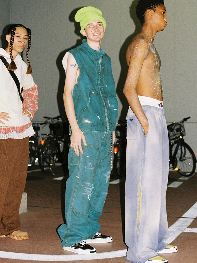 ボロペインターパンツ - BORO PAINTER PANTS - BLUE