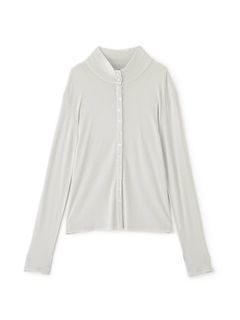 ガーゼフライスフロントオープンプルオーバー (MINT)