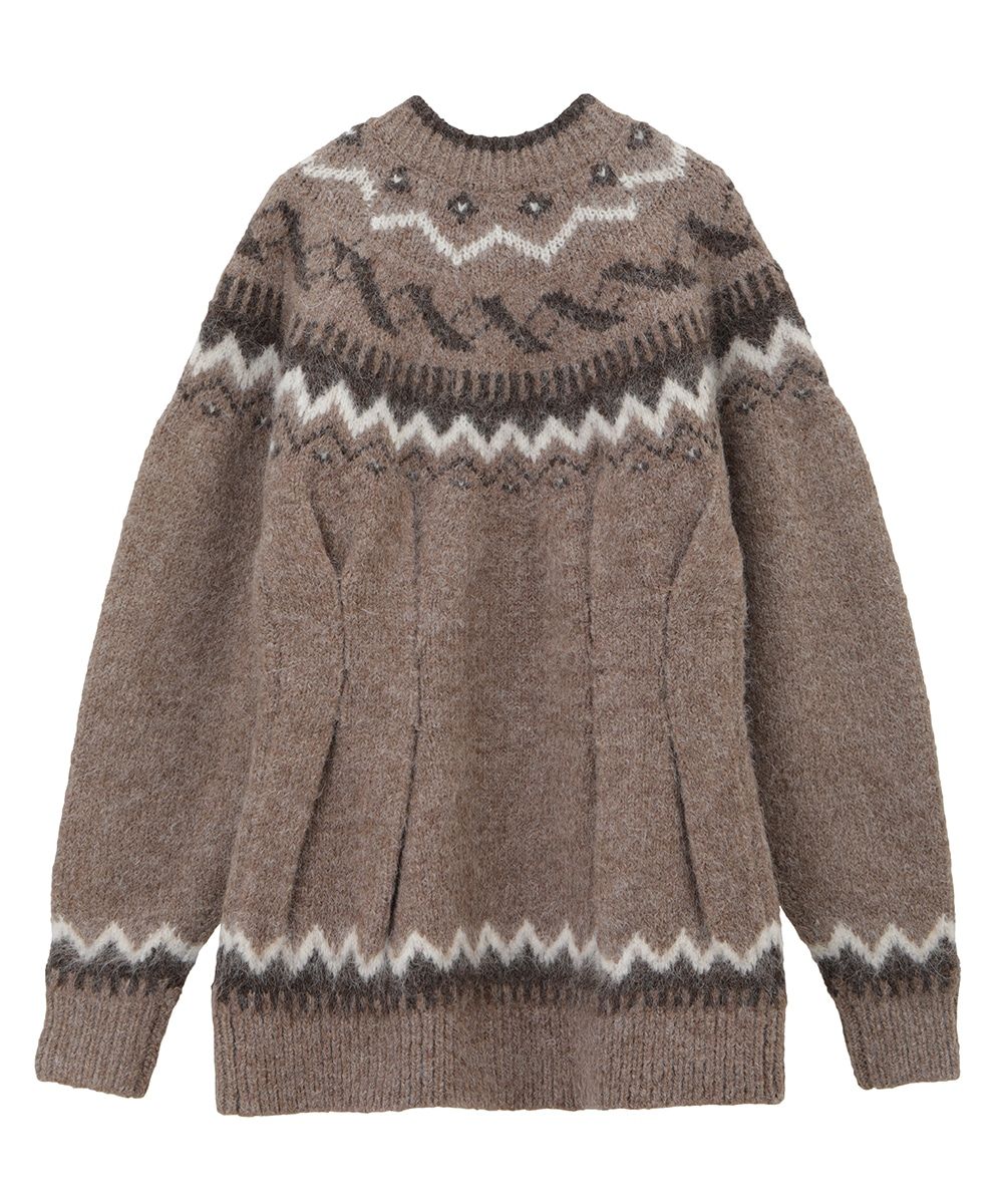 CLANE NORDIC WEST SHAPE CARDIGAN