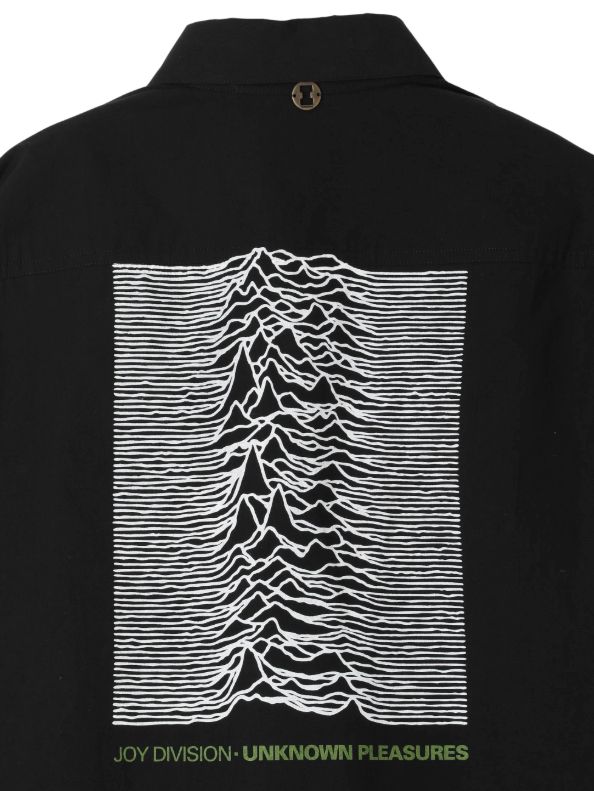 × JOY DIVISION UNKNOWN PLEASURES LS SHIRT - ロングスリーブシャツ (BLACK)