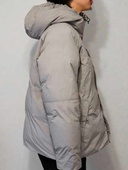 700FIL ダウンジャケット  -  GARMENT DYED DOWN JACKET  FADE GRAY