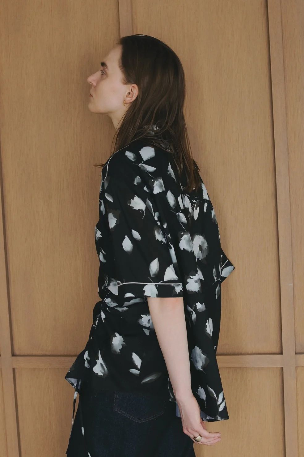 マノフ / MANOF フラワーシャツ - BLURRED FLOWER SHIRTS - WHITE MANOF - フラワーシャツ - BLURRED FLOWER SHIRTS - WHITE