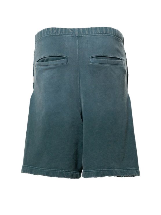 スウェット ショーツ - Sun Faded Like Distressed Sweat Shorts (GREEN)