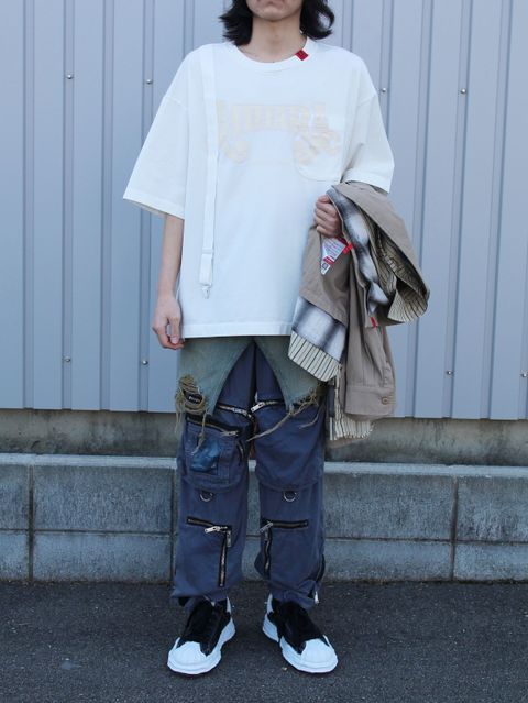 『ドッキング×レイヤード』 ミハラヤスヒロの最新コーディネート