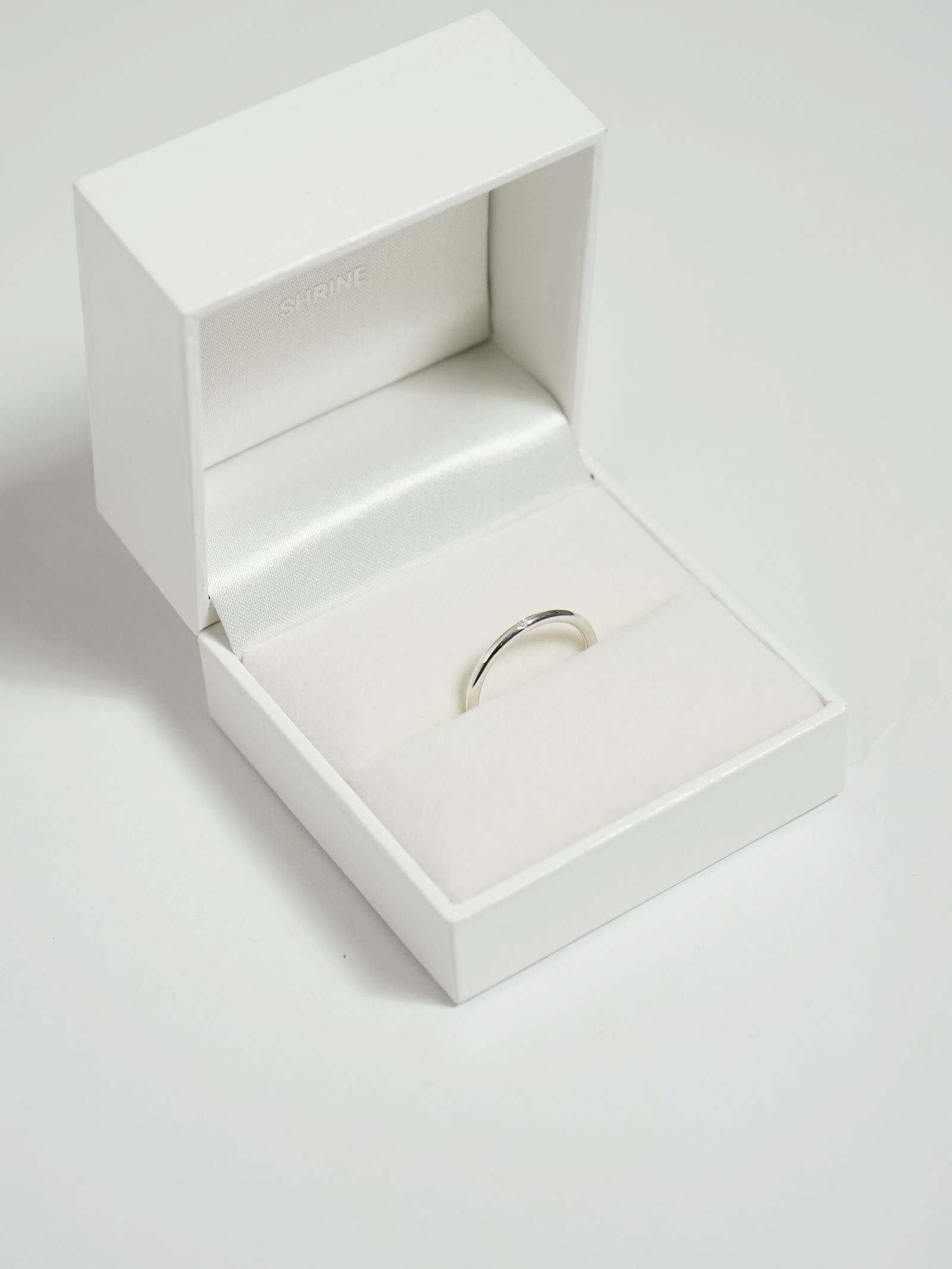 ベーシック ストーン リング / BASIC RING W/STONE - SILVER CLEAR