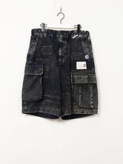 リペアドカーゴショーツ - REPAIRED CARGO ST (BLACK)