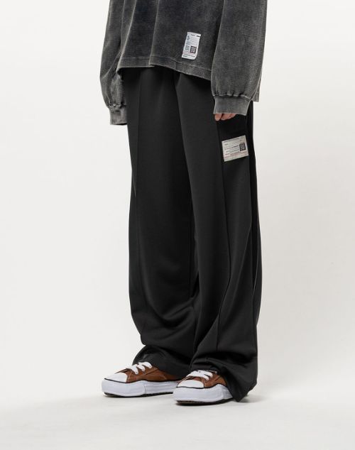 フォールデッド トラックパンツ - Folded Track Pants （BLACK)