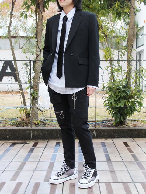 ジャケット×ネクタイ YUKI HASHIMOTO の定番スタイリング