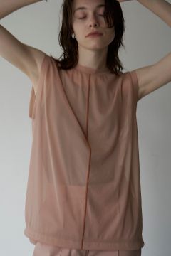 LINE SHEER N/S TOPS - PINK