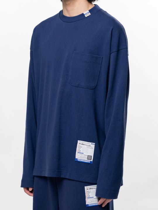 【26AW】 ポケットロングスリーブカットソー - POKET LS TEE （NAVY）