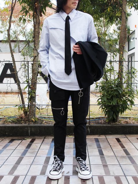 ジャケット×ネクタイ YUKI HASHIMOTO の定番スタイリング