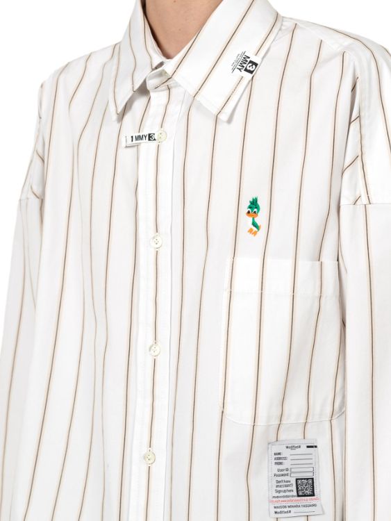 【レディース】レオンエンブロイダリーストライプシャツ| LEON Embroidery Stripe Shirt