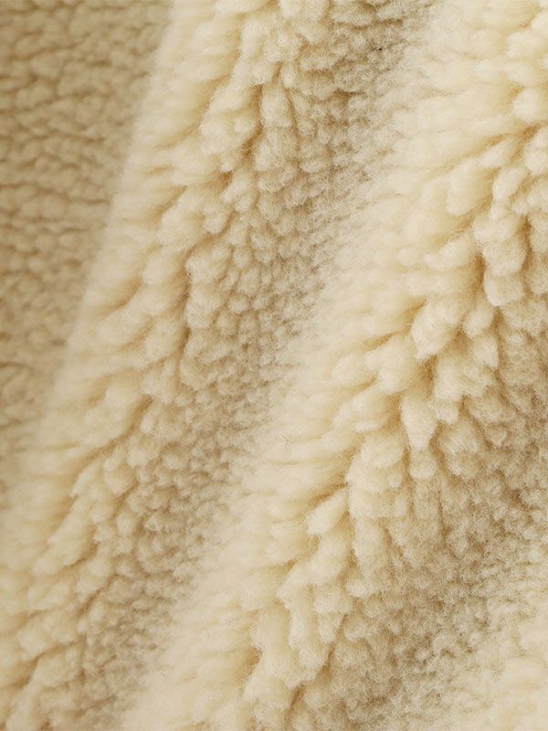 リバーシブルボアブルゾン  (BEIGE)