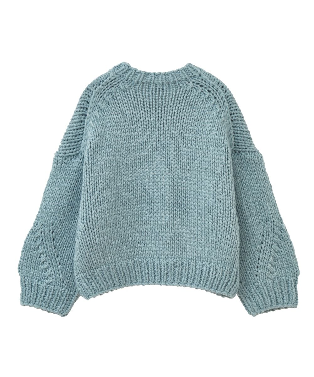 CLANE - ドーム型ニットトップス - DOME HAND KNIT TOPS - BLUE