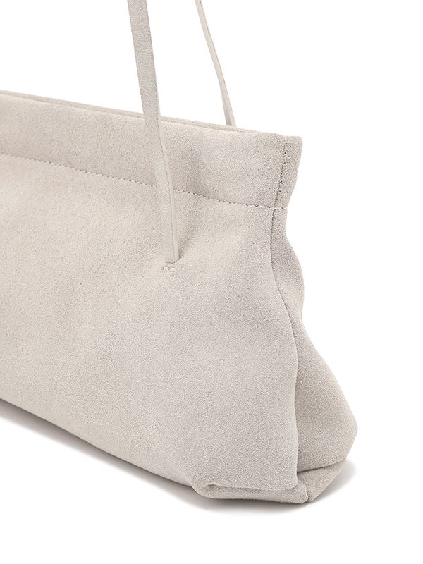 ナローショルダースウェードミニバッグ （LIGHT GREY)