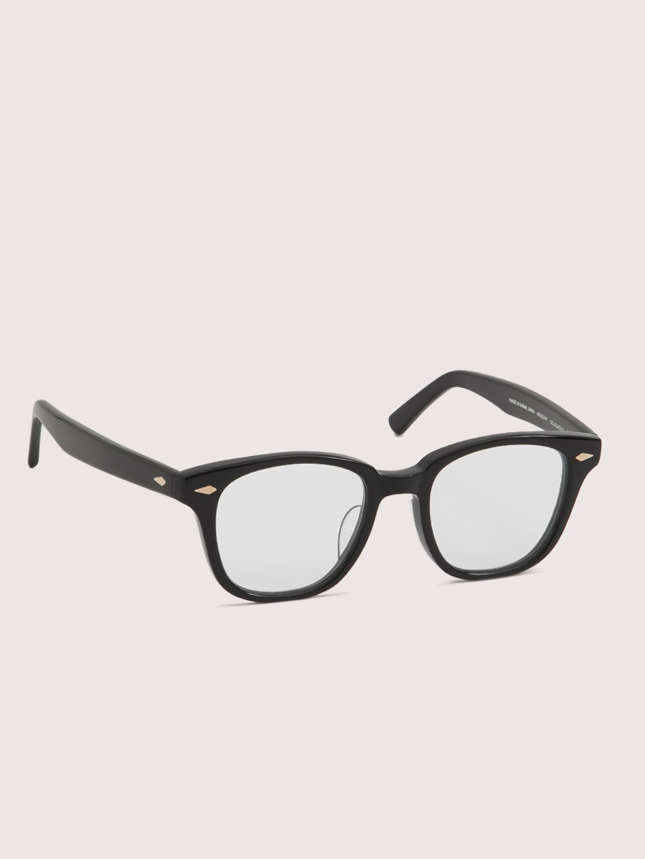 NOCHINO OPTICAL - 【SANSUI #1】 GLOSS BLACK × CLEAR to GREY (調光モデル) サングラス /  眼鏡 | ADDICT WEB SHOP