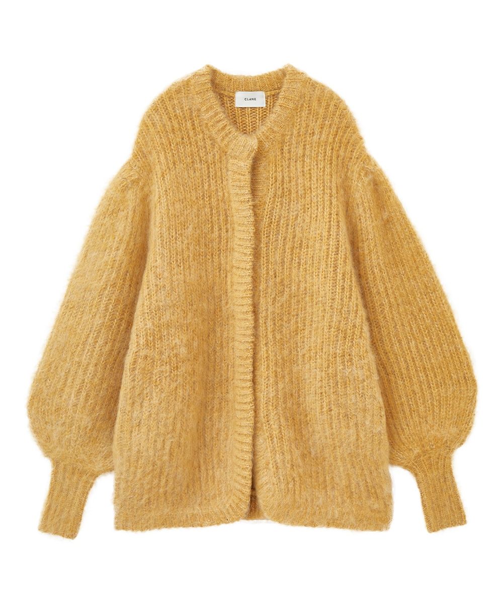 最終価格CLANE  COLOR MOHAIR SHAGGY CARDIGAN着用回数短時間１回着用