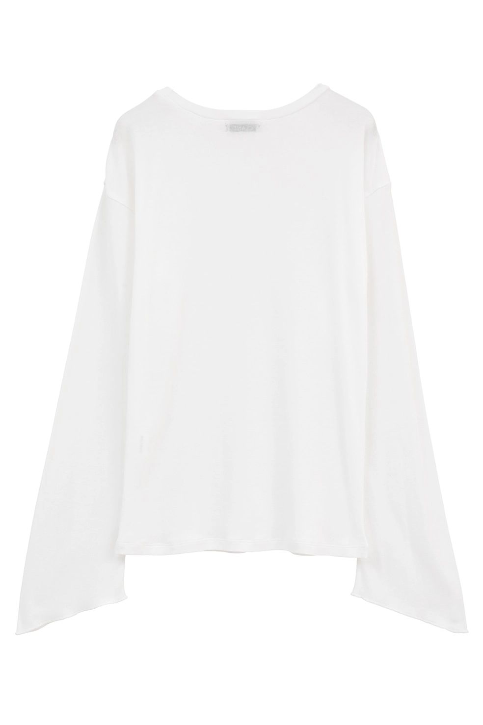 シアールーズロンティー - SHEER LOOSE CUT TOPS (WHITE)