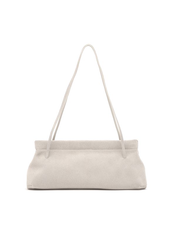 ナローショルダースウェードミニバッグ （LIGHT GREY)