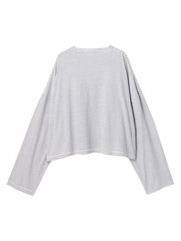 ETRE TOKYO ボーダーボクシートップス　ピンク　完売品 週末限定ンセール | PINK - ボーダーボクシートップス - TOKYO