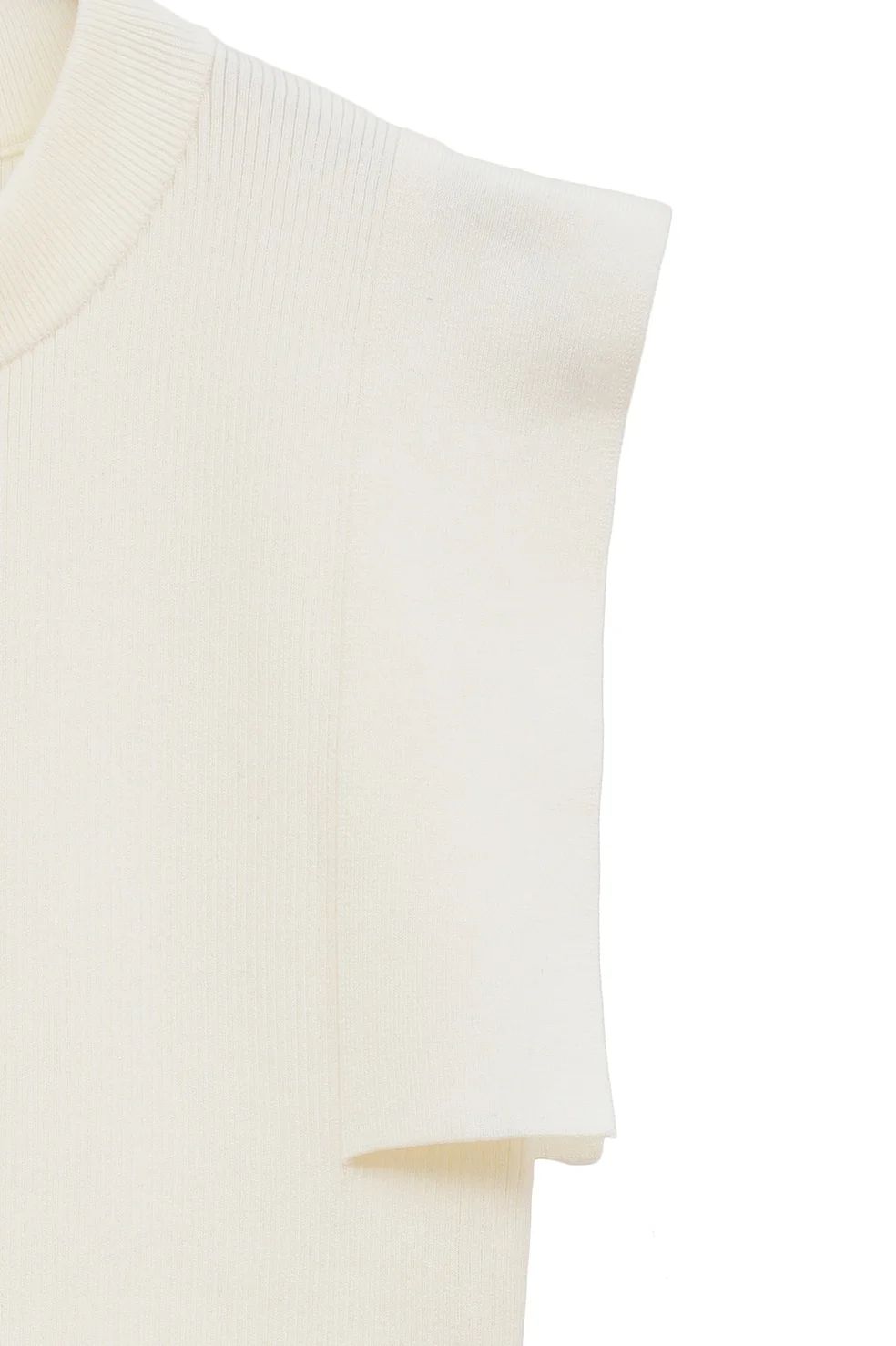 clane■クラネ■スクエアスリーブニットトップス超美品❢アイボリーＳサイズ CLANE - スクエアスリーブニットトップス | SQUARE SLEEVE KNIT