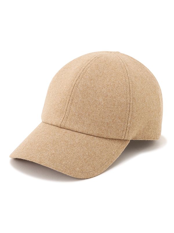 ラムウールメルトン キャップ  (BEIGE)