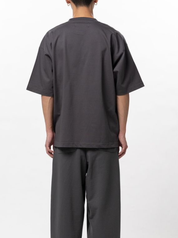 ヘビーウェイトジャージー ハーフスリーブTシャツ - Heavy Weight Jersey Half-sleeve T-shirt (DK/GREY))