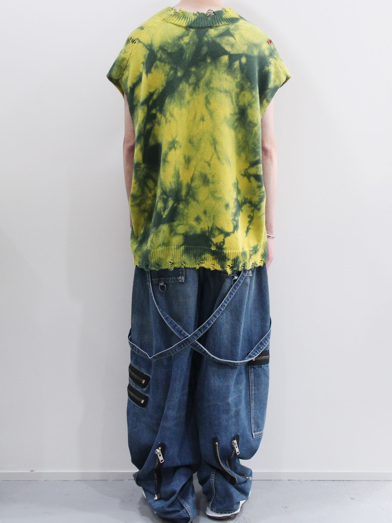 KIDILL - 【永瀬廉 着用】 ニットベスト - KNIT VEST - COLLABORATION WITH rurumu: YELLOW |  ADDICT WEB SHOP