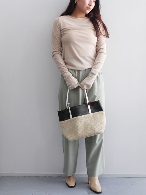 ロングシーズン使える HeRIN.CYE 新作カットソーコーデ