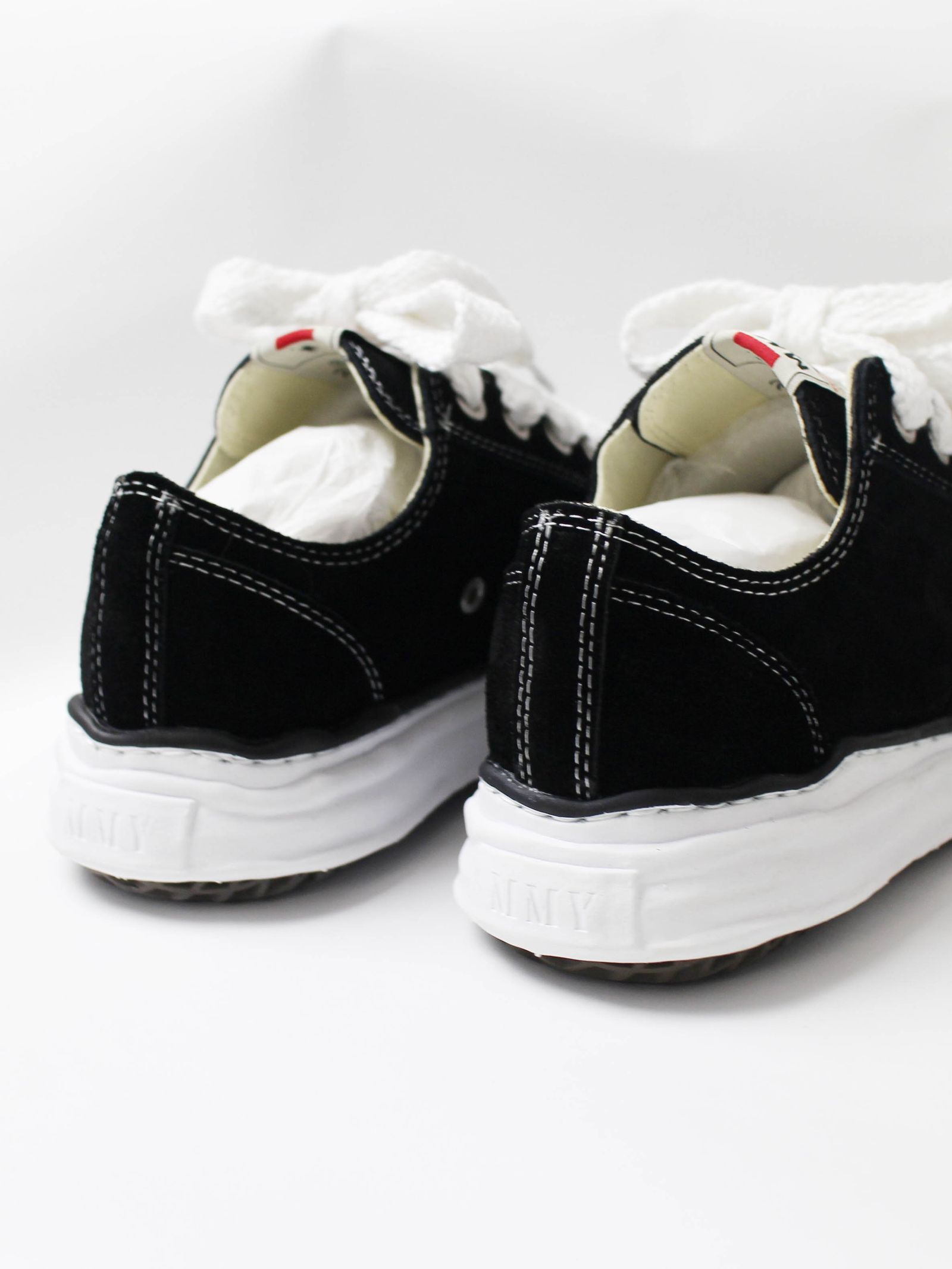 "PTRSN" OG Sole SUEDE LEATHER Low-top Sneaker - BLACK