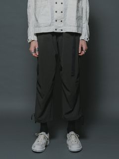 撥水イージークロップドパンツ (B-OLIVE DRAB)