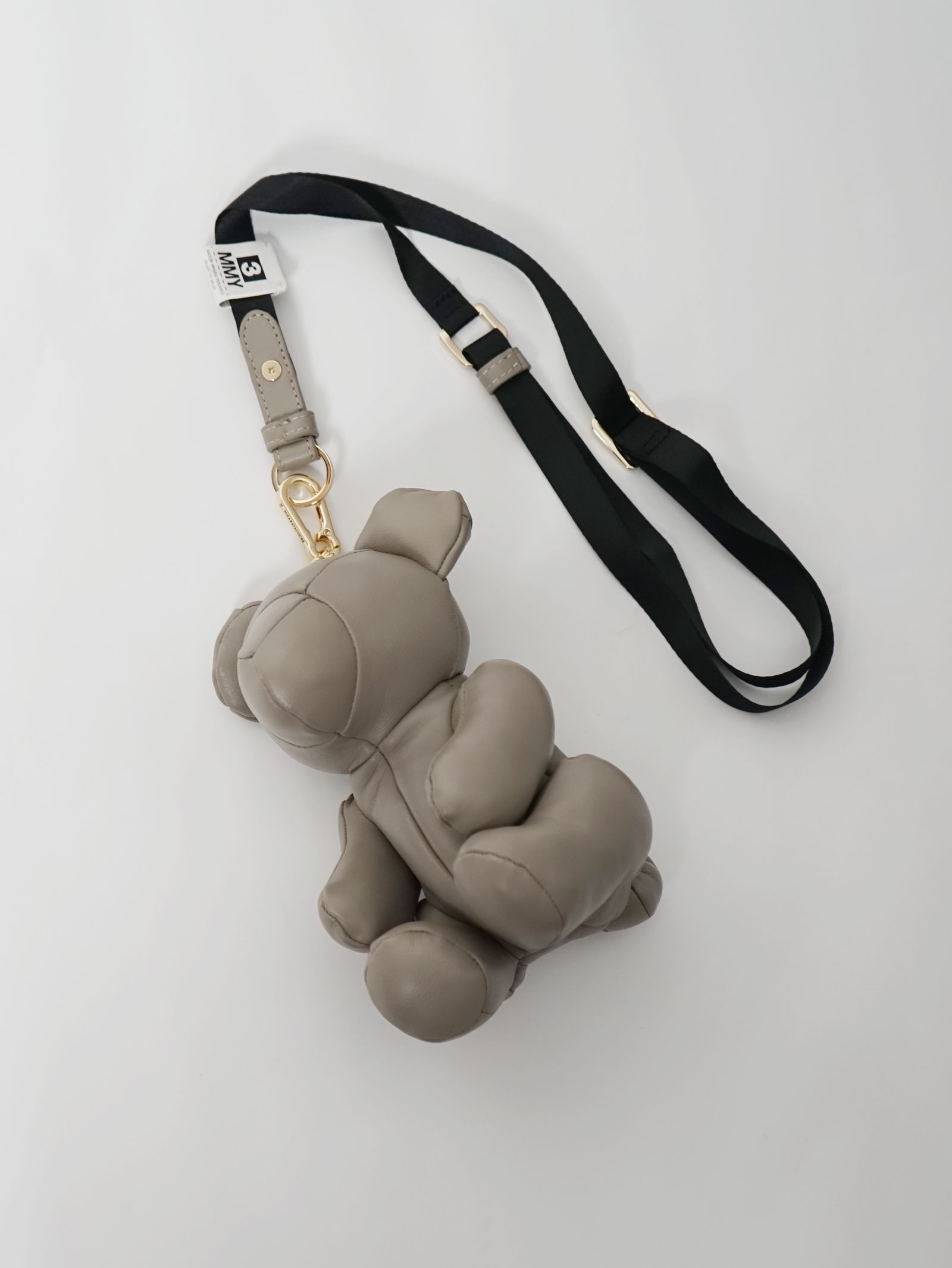 ベア― ミニバッグ - DOLLS BEAR MINI BAG - GREY