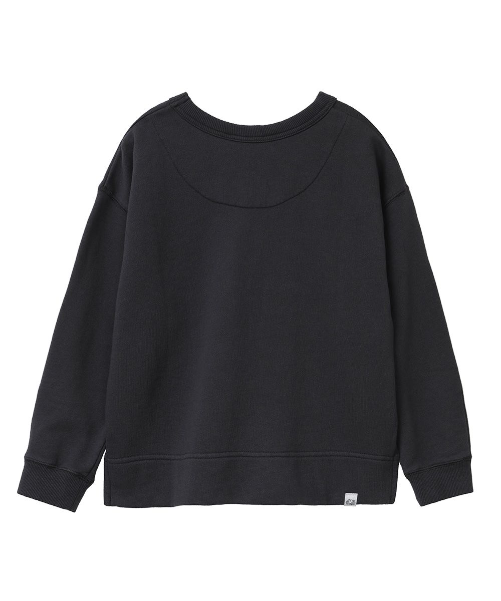 FRUIT OF THE LOOM×CLANE KIDS SWEAT CHARCOAL GRAY