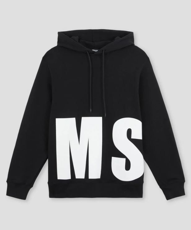 MSGM BIG LOGO Tフーディ - BLACK